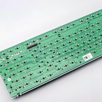 Profesional untuk Papan PCB Keyboard Bahan FR-4 Ketebalan 1.0mm Konsumsi Daya Rendah Konektivitas Multi Perangkat untuk