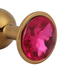 卸売バットプラグ下着ゴールドアナルバットプラグジュエルバットプラグ付き - Product Image 3