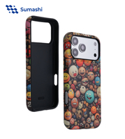 Coque de téléphone 3D HD par sublimation PC+TPU 2-en-1 mate anti-traces de doigts imprimée pour iPhone 17 16 15 14 13 Pro Max Vente en gros