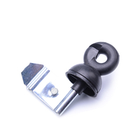 Elektrische omheining Y-paal isolatorclip op zwarte kunststof ringisolator voor metalen Y-palen boerderijomheining