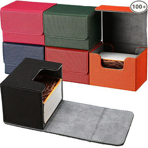 Boîte de rangement Torson Source Factory Deck Box à fermeture magnétique transversale pour cartes à collectionner et à jouer UG, logo personnalisé, carrée - Product Image 3