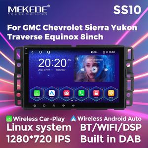 MEKEDE-Navegación GPS para coche, DSP, DAB, WIFI, BT, para GMC Chevrolet Sierra Yukon Traverse <span class=keywords><strong>Equinox</strong></span>, 8 pulgadas - Product Image 2
