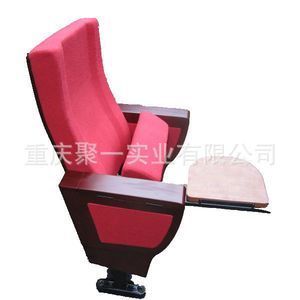 Silla de aula para estudiantes con tablero de escritura, tapizada en tela, para uso comercial en espacios de reunión - Product Image 1