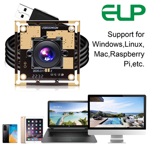 Modulo Fotocamera USB ELP 5MP CMOS OV5640 UVC Mini Webcam Grandangolare Fisheye per Stampante 3D, Auto a Guida Autonoma ELP-USB500W02M-L170 - Product Image 4