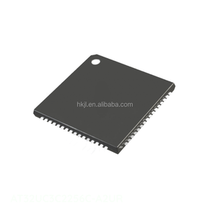 ชิ้นส่วนอิเล็กทรอนิกส์แบบฝังช่องผู้ผลิต AT32UC3C2256C-A2UR 64 TQFP - Product Image 1