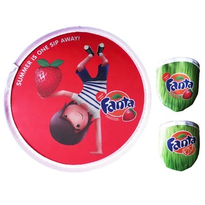 Ventaglio portatile pieghevole pieghevole con Frisbeed pieghevole su misura pieghevole Flyer in Nylon disco pieghevole con custodia - Product Image 6