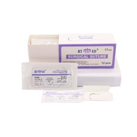 Sutures chirurgicales résorbables RTMED Haidike PGLA, absorption 56-70 jours, longueur de l'aiguille 14-60 mm, longueur du fil 75/90/150 cm, classe II