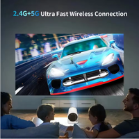 Nouveau Mini Vidéoprojecteur Intelligent Android 11 pour Home Cinéma Portable Auto HD Proyector HY300 Domestique Véritable 1080p 1000 Lumens
