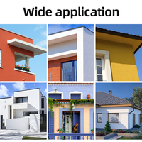 Peinture Acrylique Latex d'Extérieur - Revêtement Liquide Écologique, Imperméable et Résistant au Soleil pour Murs en Ciment