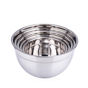 Venta al por mayor de China multifuncional ensalada precio barato de acero inoxidable tazones de mezcla con tapa - Product Image 3