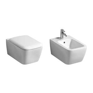 Per Geberit vaso sospeso senza bordo senza icona Brida accessorio da bagno moderno quadrato - Product Image 1