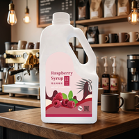 Jiuzhou Frambozensiroop (30% origineel sap) 2,5kg fles - Hoogwaardig Taiwanese ingrediënt voor bubble tea