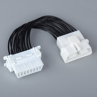 Câble de connexion OBD2 mâle-femelle à conducteurs pleins pour testeur de puissance de diagnostic automobile