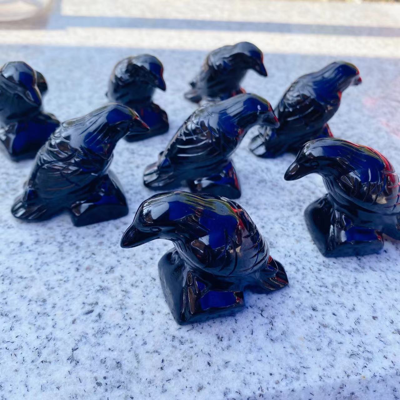 Corneilles d'obsidienne