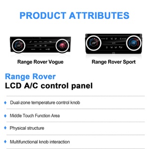 Navihua Nuevo Panel de Control de Climatización para Auto, Perilla de Control de Aire Acondicionado para el Tablero de Instrumentos, Compatible con Range Rover Sport L494 2024-2026 - Product Image 6