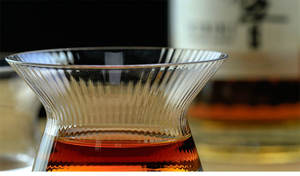 Verre à whisky en cristal EDO du Japon, bol à whisky Hanyu, verre à vin rotatif à rayures, verre à brandy, snifter, coffret cadeau en bois - Product Image 6