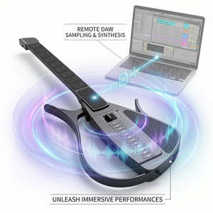 Guitarra Eléctrica sin Cuerdas Wakers con Altavoz Incorporado, Acompañamiento Automático, Batería de Larga Duración para Principiantes, Incluye Todos los Niveles de Habilidad - Product Image 2