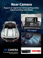 10.25 pouces écran d'affichage de voiture système Linux écran Carplay WIFI BT GPS multimédia pour BMW F20 F30 système de lecteur Dvd de voiture