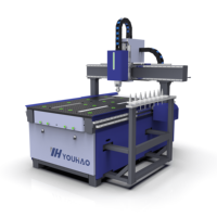 YOUHAO Machine de routeur CNC Atc 6090 de haute précision pour le travail du bois avec table à vide et changeur d'outils automatique