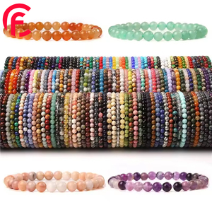 Natural Stone Round <strong>Beads</strong> <strong>Bracelets</strong> 6mm 8mm 10mm Agate Hand String Gemstone Crystal <strong>Bead</strong> <strong>Bracelets</strong> <strong>for</strong> Women and Men - Product Image 1
