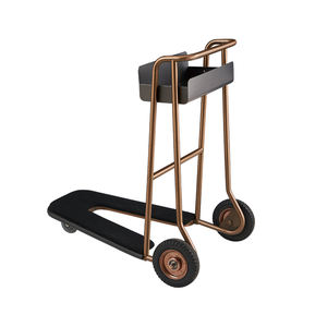 2024 Nieuw Design Hotel Bagagekar Bagage Auto Lobby Kar Luchthaven Passagiersbagage Trolleys Met Hoge Kwaliteit - Product Image 4