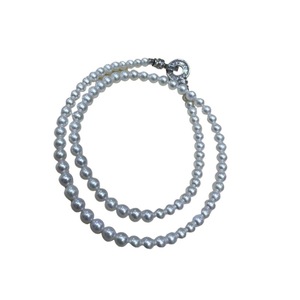 Collar de Perlas de Agua Dulce Naturales de Zhuji, Redondas, de Alta Calidad, de 4.5-5 mm, Aurora, Básico, Impecable - Product Image 5