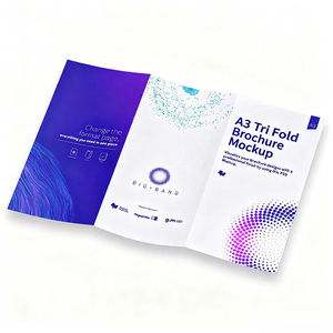 Thời trang FLYER Tạp Chí Danh Mục dịch vụ in ấn Glossy cán giá rẻ Flyer tập sách/gấp thẻ - Product Image 1