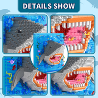Nuevos Bloques de Construcción de la Serie Animal - Bloques Decorativos de Ensamblaje para Pintura Mural de Gato en 3D - Mini Ladrillos - Juguete
