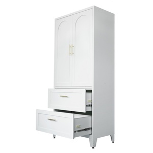 Armoire métallique à 2 portes, <span class=keywords><strong>prix</strong></span> d'usine, armoire de rangement en acier, armoire de chambre personnalisée - Product Image 1