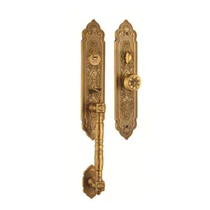 别墅前门安全欧式仿古锌合金易装门锁在中国制造