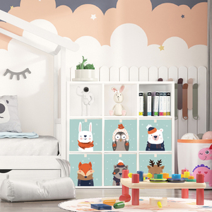 Wholesale High Quality Polyester <strong>Canvas</strong> Oxford Fabric Cartoon Storage <strong>Boxes</strong> &amp; Bins for Kids - Product Image 1