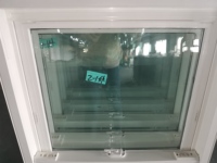 Fenêtre à double battant en PVC, double vitrage trempé, insonorisée, étanche, certifiée Energy Star, garantie 5 ans, pour salle de bain - Vente en gros usine