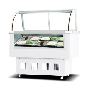 Máquina de helados, Mostrador de congelador superior, comercial, con rueda - Product Image 5