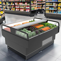 Vitrine Réfrigérée Monotempérature en Acier Inoxydable pour Viande XY Supermarket