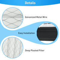 Filtre de remplacement 413 compatible avec les purificateurs d'air pour toute la maison AprilAire, filtre à air plissé pour fournaise HVAC MERV 13, 16x25x4