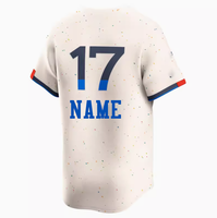 Uniforme de baseball de conception libre maillot de baseball boutonné avec broderie hauts d'équipe sublimés vêtements de baseball et de softball grande taille