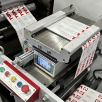 Machine de découpe rotative entièrement automatique, vitesse de 220 m/min, largeur de travail 350-570 mm, découpeuse pour étiquettes autocollantes imprimées