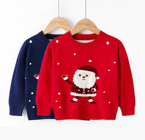 Pull de Noël pour fillettes, vêtements d'hiver à manches longues, tenue chaude pour enfants, pulls pour tout-petits - Product Image 1