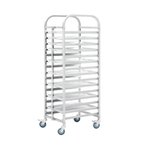 Equipo de panadería comercial de acero inoxidable 304: carros multicapa para pasteles con diseño ventilado para exhibición y transporte - Product Image 3