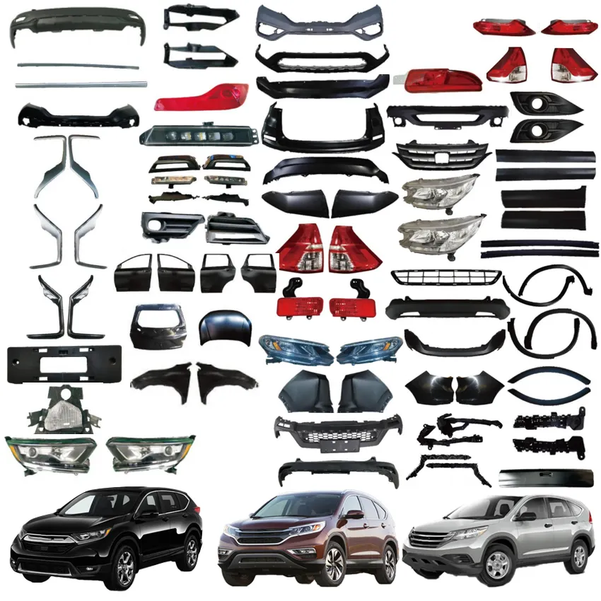 CZJF Factory Price Body Parts Car Body Kit Headlight Taillight Bumper Grille Bracket Hood For Honda CRV 2022 2023 2017 2015 2011