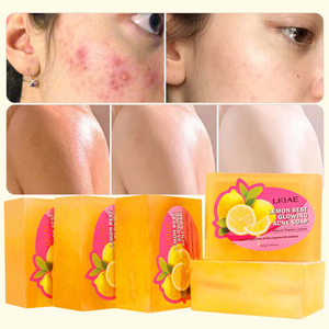 Jabón en Barra Sólido de Limón al por Mayor, Marca Privada, 200g, Blanqueador, Hidratante, Lavado Facial, Jabón de Limón Artesanal para una Piel Limpia - Product Image 2