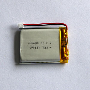 핫 세일 3.7V <span class=keywords><strong>453040</strong></span> 550mAh 리튬 이온 배터리 팩 - Product Image 2