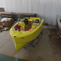 Bateau de travail professionnel Gloway 6,6 m, entièrement électrique, télécommandé, en alliage d'aluminium, capacité de charge de 1500 kg, 12 nœuds