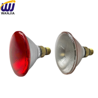 WANJIA Lampe chauffante infrarouge en céramique 120mm 110v/220v pour poussins cochon agneau bétail pour volaille