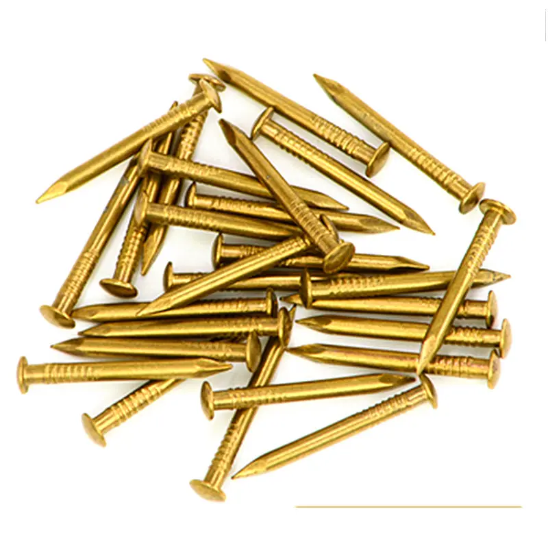 Diameter 1.2-2.8mm length 8-50mm for Furniture Accessories Brass Bronze Small Mini Round Head Pure Copper Nail