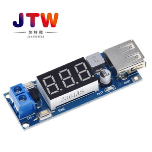 JTW DC-DC คอนเวอร์เตอร์ 6.5V-40V ถึง 5V บอร์ดควบคุมแรงดันไฟฟ้า USB ชาร์จบอร์ดติดตั้งอุปกรณ์อิเล็กทรอนิกส์ในรถยนต์โครงการ DIY - Product Image 4