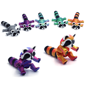 Jouets animaux ratons laveurs imprimés en 3D, jouets anti-stress avec poubelle, décoration maison et bureau pour adultes, cadeaux de Noël en gros, fête d'anniversaire - Product Image 2
