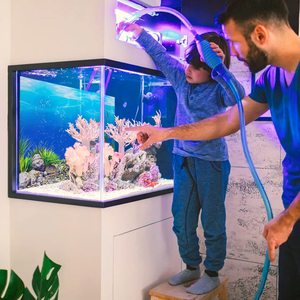 12X21Inch Dubbelzijdig <span class=keywords><strong>Aquarium</strong></span> Achtergrond <span class=keywords><strong>Aquarium</strong></span> Poster Decoratie Papier Cling Decals Behang Sticker - Product Image 5