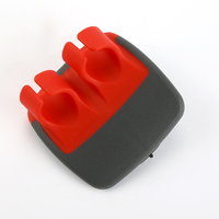 Hot Selling Keuken Gadget Fruit & Groente Dunschiller Plastic Roestvrij Staal Vinger Dunschiller Oem Aangepaste Logo Pakket