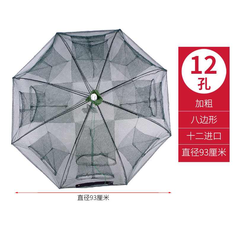 12 trous en forme de parapluie